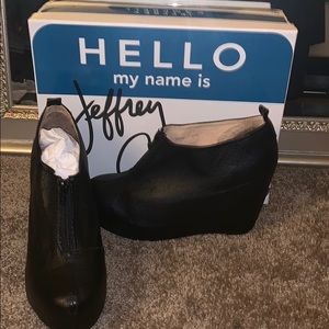 Jeffery Campbell black platform size 10 shoe